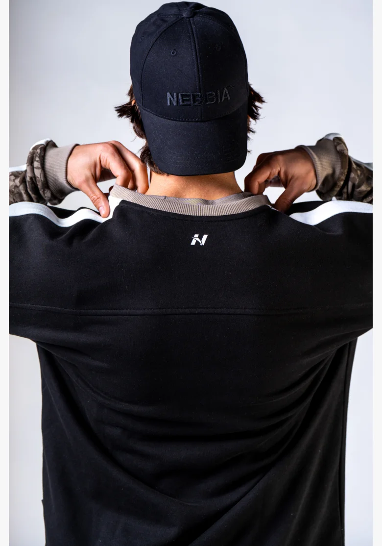 NEBBIA Relaxed fit felpa POWER Camo pallido