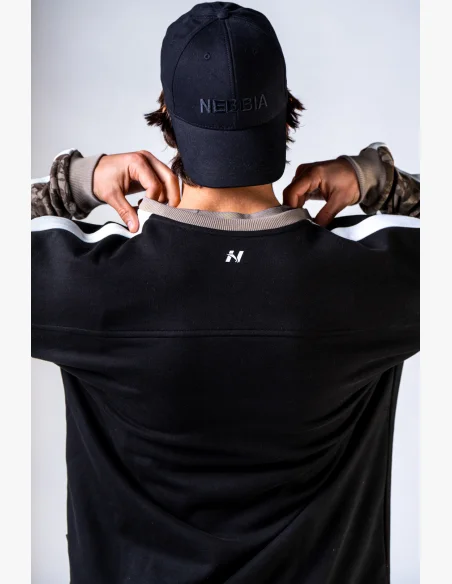 NEBBIA Relaxed fit felpa POWER Camo pallido