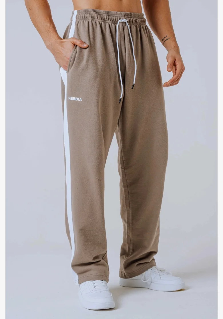 NEBBIA Pantaloni da jogging relaxed fit POWER beige