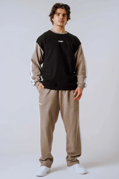 NEBBIA Pantaloni da jogging relaxed fit POWER beige