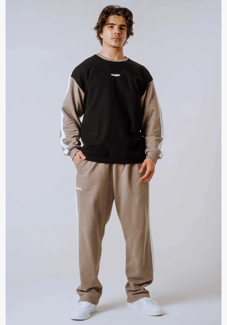 NEBBIA Pantaloni da jogging relaxed fit POWER beige