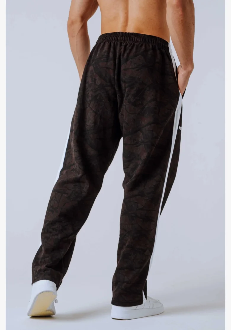 NEBBIA Relaxed fit pantaloni POWER camo scuri