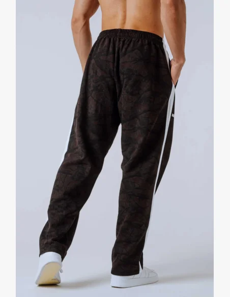 NEBBIA Relaxed fit pantaloni POWER camo scuri