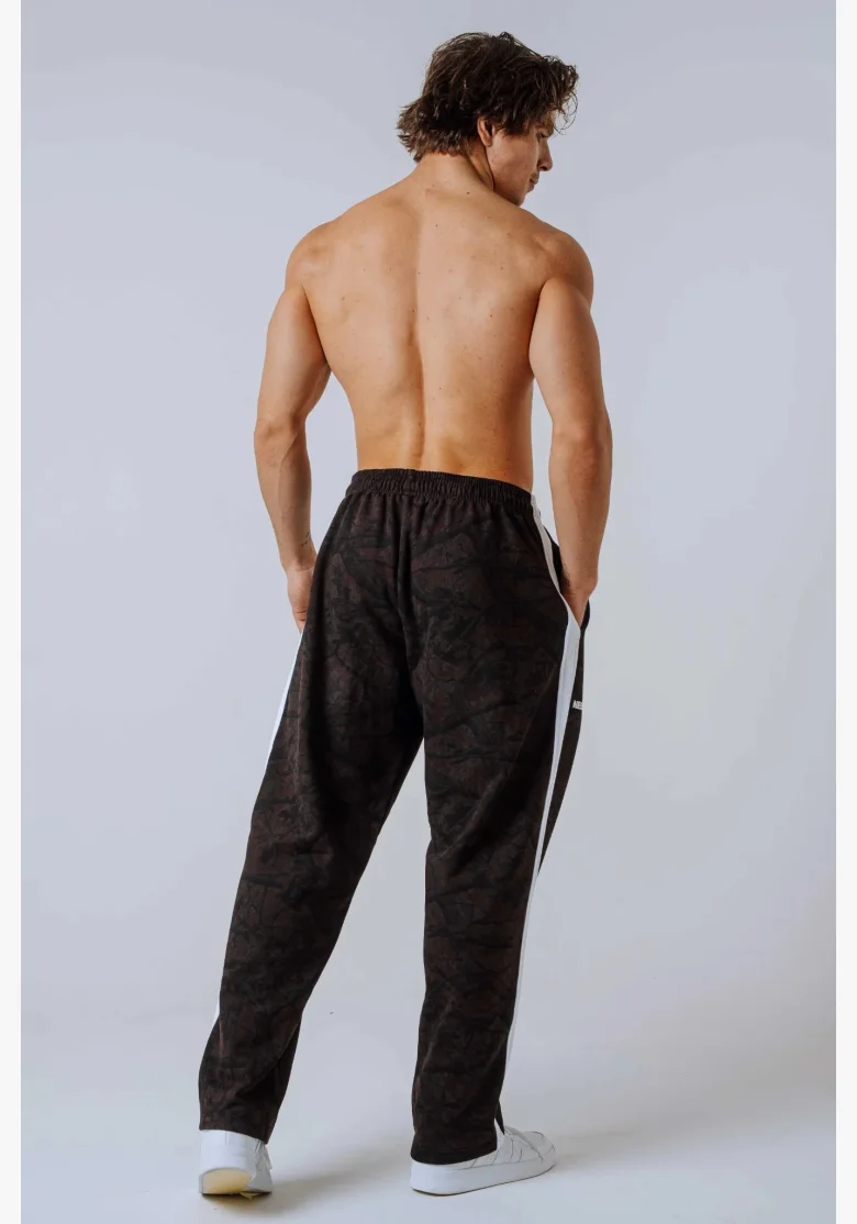 NEBBIA Relaxed fit pantaloni POWER camo scuri