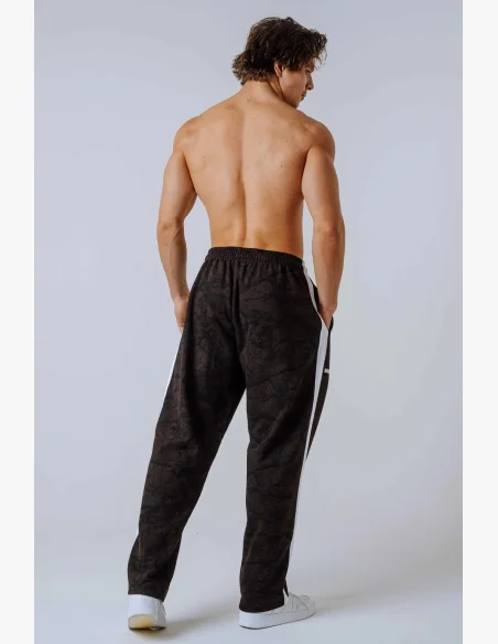 NEBBIA Relaxed fit pantaloni POWER camo scuri