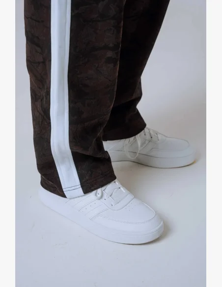 NEBBIA Relaxed fit pantaloni POWER camo scuri