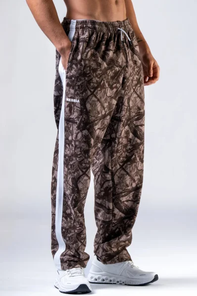 NEBBIA Relaxed fit pantaloni da tuta POWER camo pallido 2