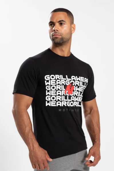 Gorilla Wear Maglietta da uomo Bradley nera