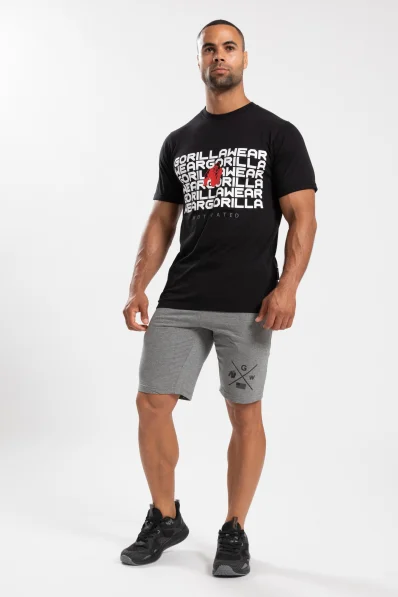 Gorilla Wear Maglietta da uomo Bradley nera 2