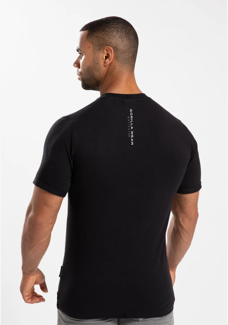 Gorilla Wear Maglietta da uomo Bradley nera