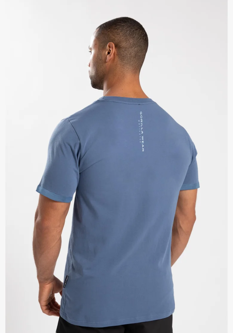 Gorilla Wear Maglietta da uomo Bradley blu
