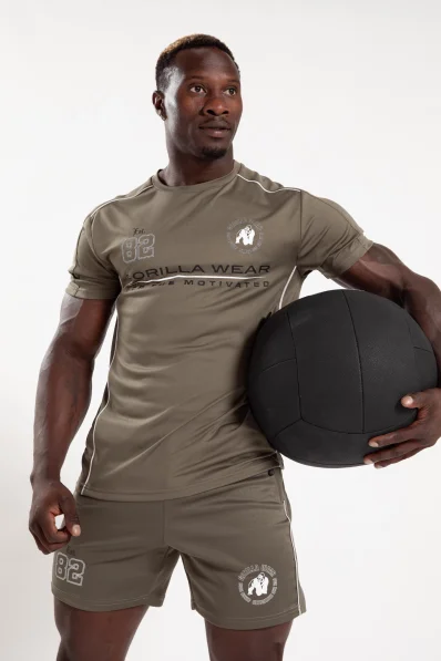 Gorilla Wear maglietta da uomo Broxton - verde militare