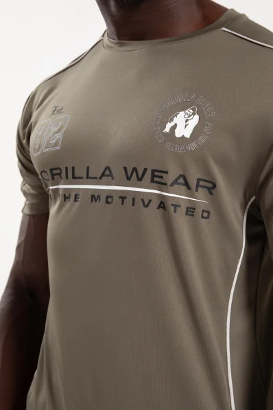 Gorilla Wear maglietta da uomo Broxton - verde militare 2