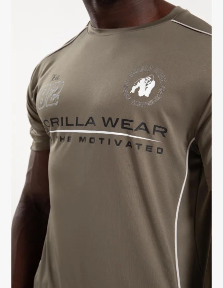 Gorilla Wear maglietta da uomo Broxton - verde militare