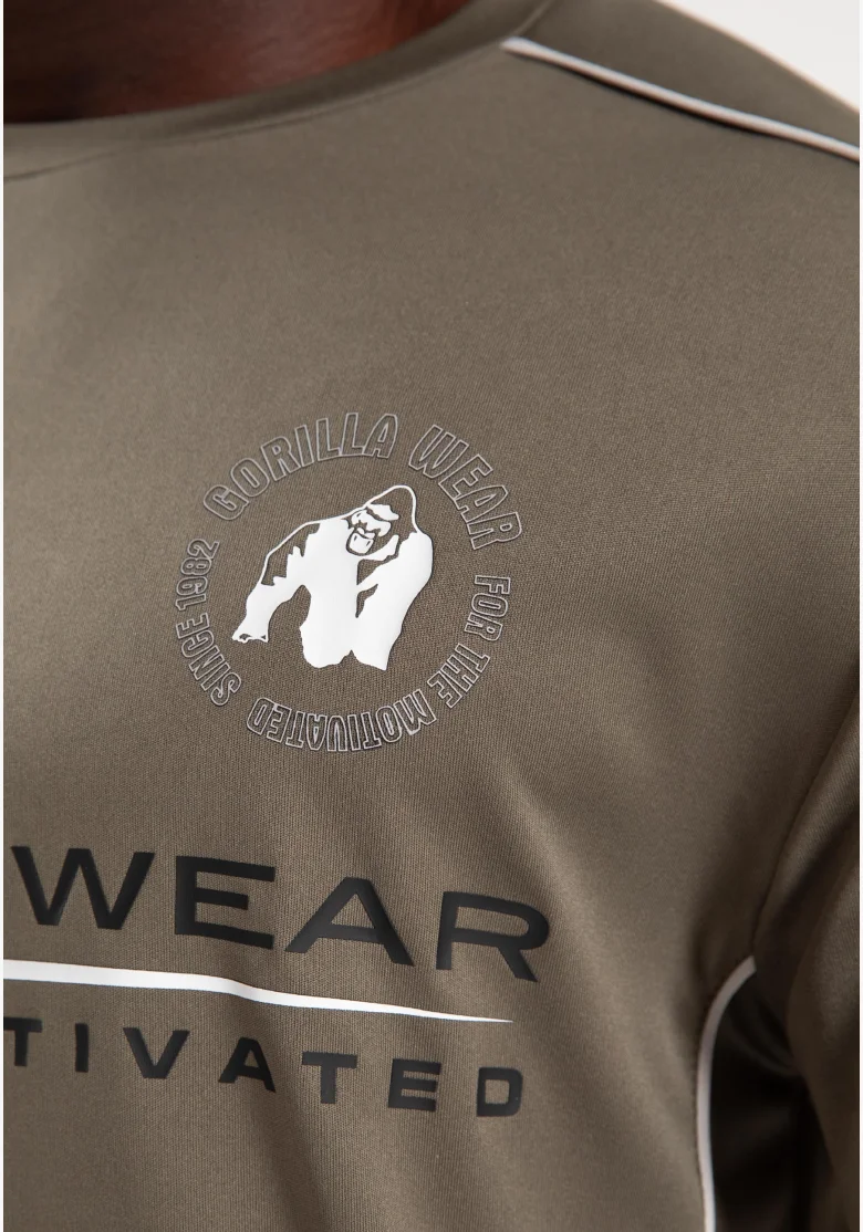 Gorilla Wear maglietta da uomo Broxton - verde militare