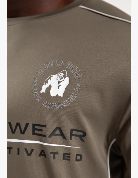 Gorilla Wear maglietta da uomo Broxton - verde militare