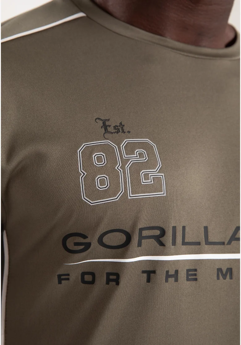 Gorilla Wear maglietta da uomo Broxton - verde militare
