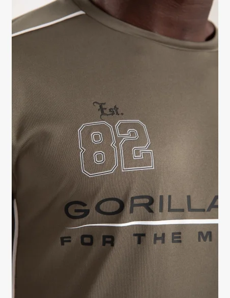 Gorilla Wear maglietta da uomo Broxton - verde militare