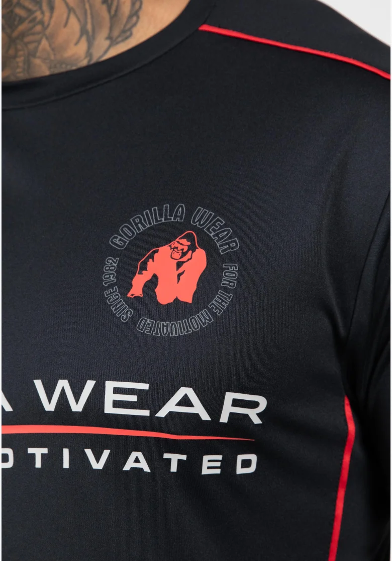 Gorilla Wear maglietta da uomo Broxton - nera