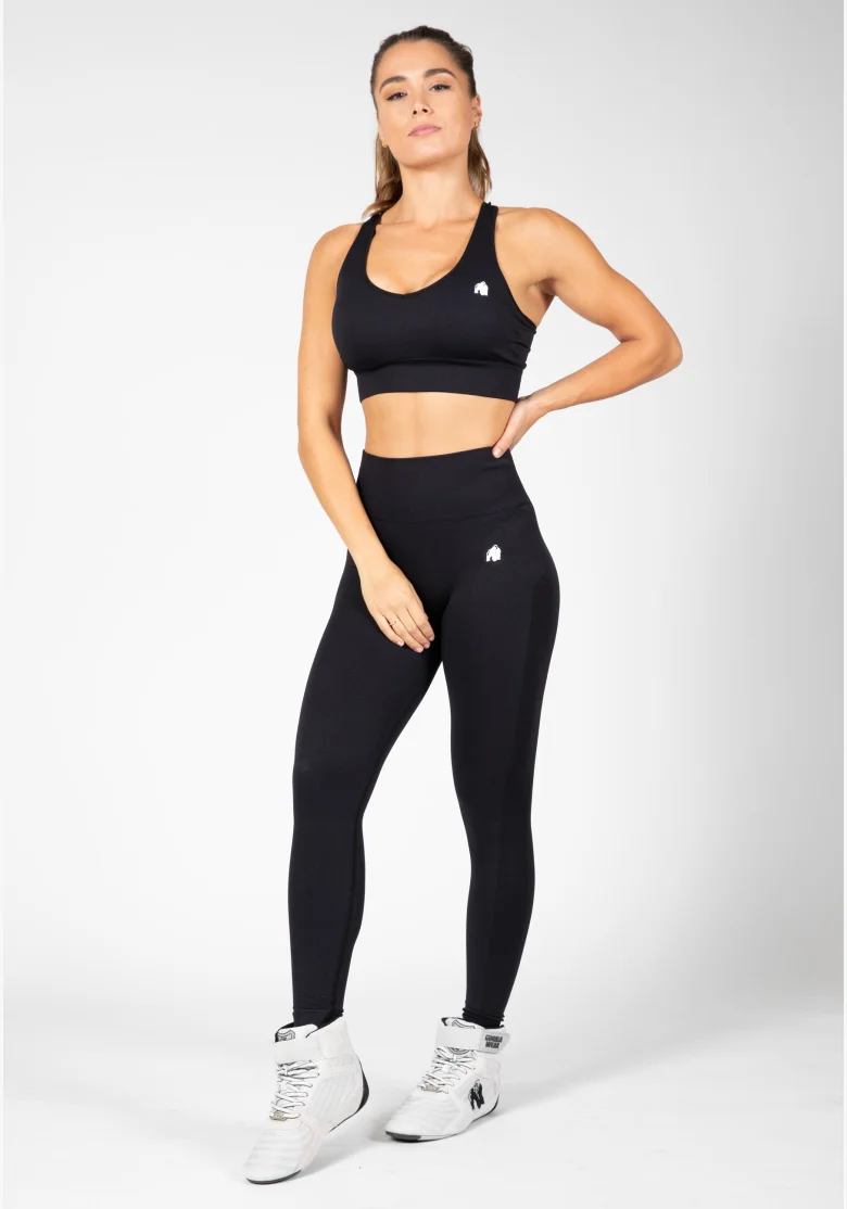 Gorilla Wear Leggings senza cuciture da donna Hilton - nero