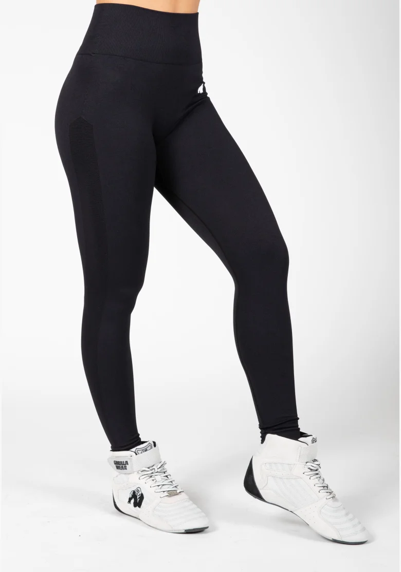 Gorilla Wear Leggings senza cuciture da donna Hilton - nero