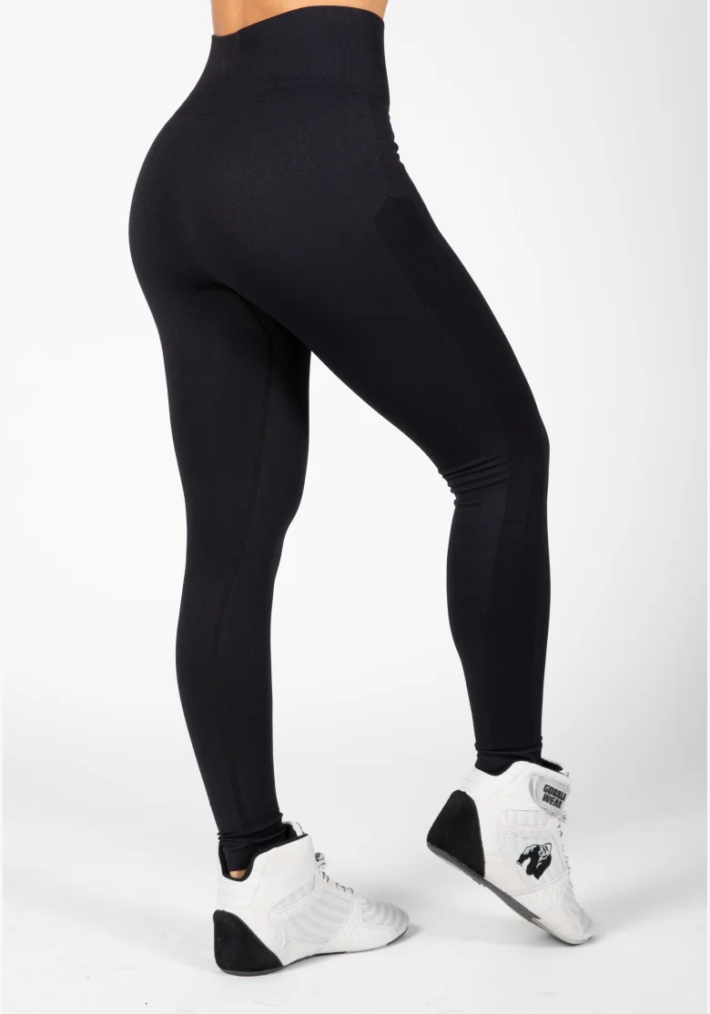 Gorilla Wear Leggings senza cuciture da donna Hilton - nero
