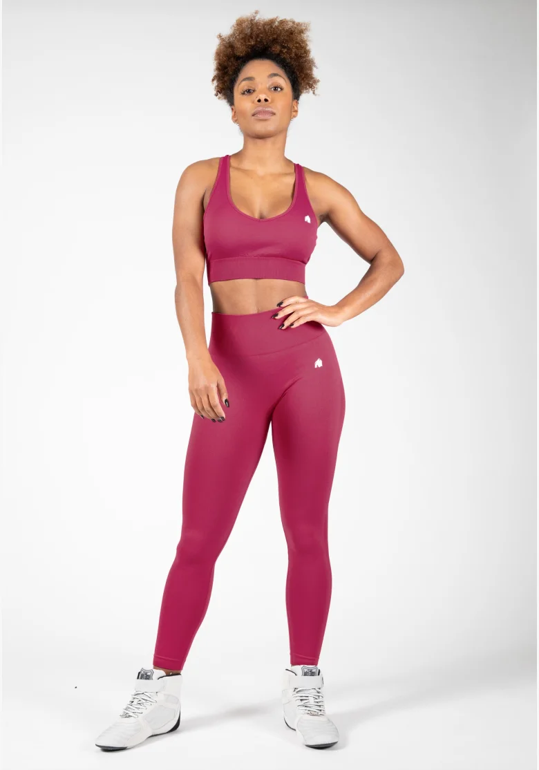 Gorilla Wear Leggings senza cuciture da donna Hilton - fucsia