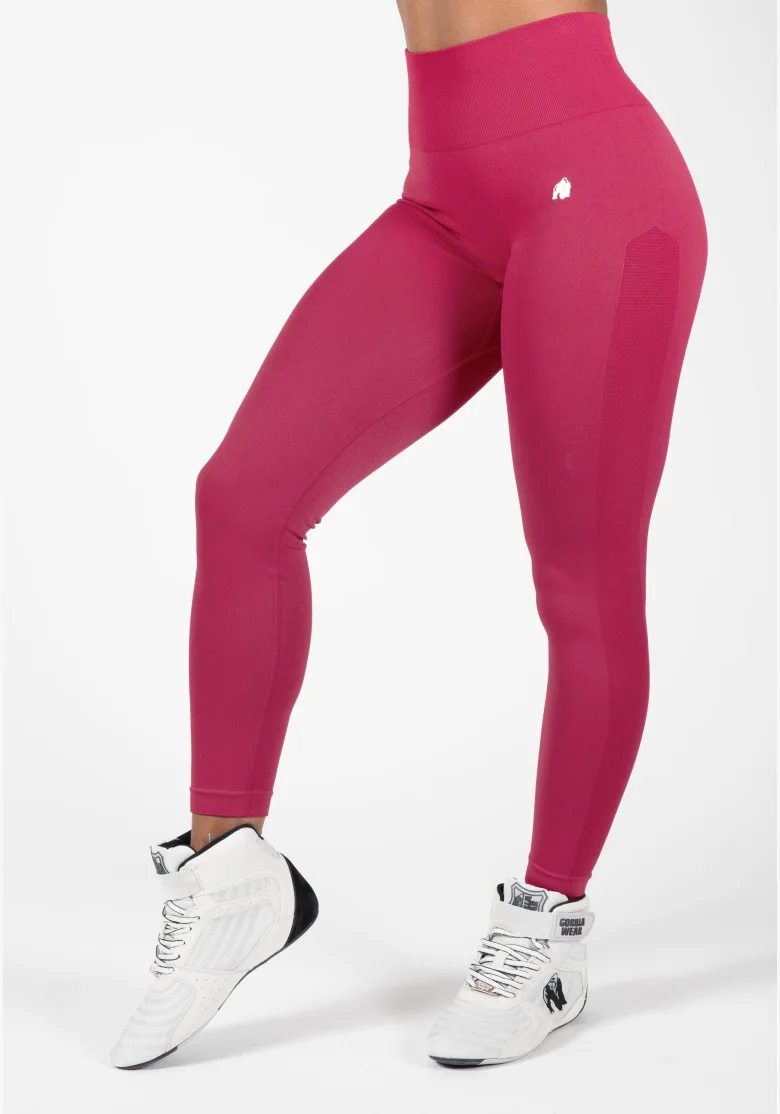 Gorilla Wear Leggings senza cuciture da donna Hilton - fucsia