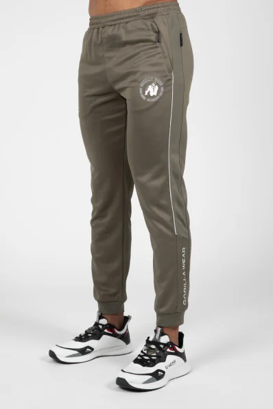 Gorilla Wear Pantaloni da ginnastica da uomo Broxton - verde militare 2