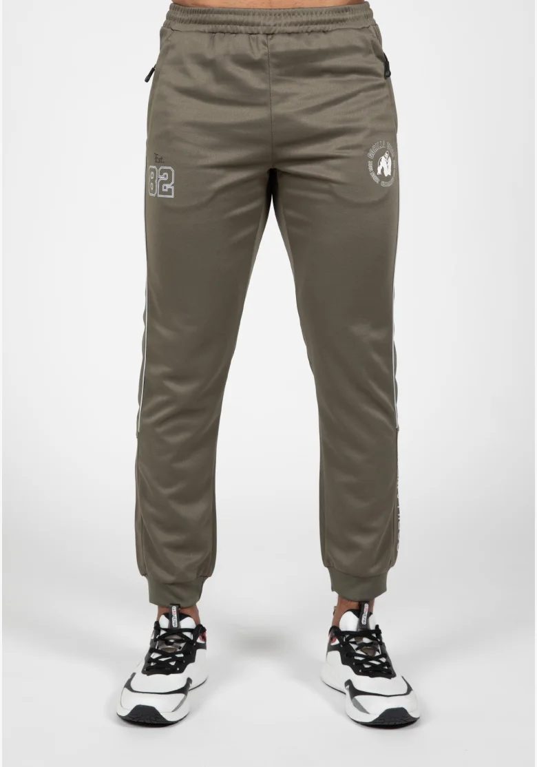 Gorilla Wear Pantaloni da ginnastica da uomo Broxton - verde militare