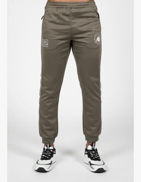 Gorilla Wear Pantaloni da ginnastica da uomo Broxton - verde militare