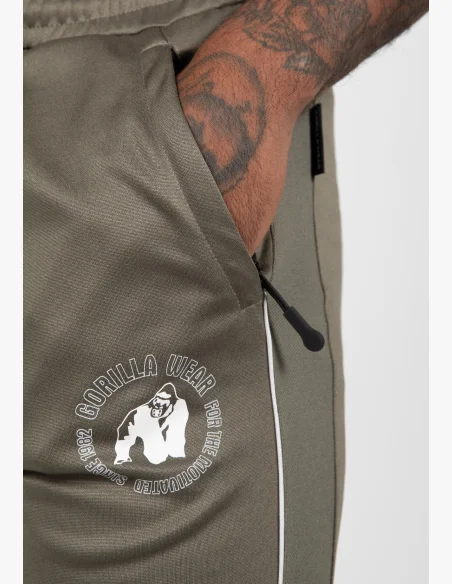 Gorilla Wear Pantaloni da ginnastica da uomo Broxton - verde militare
