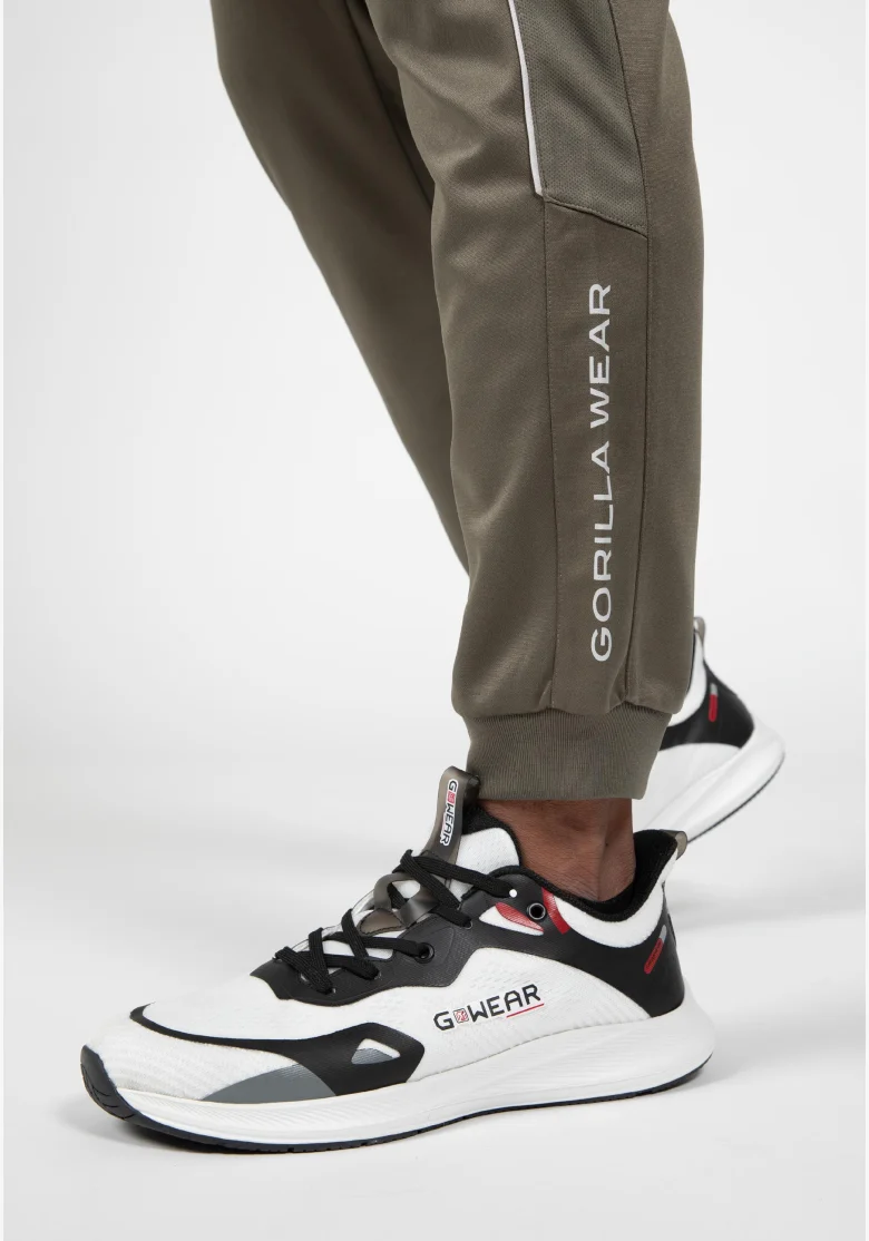 Gorilla Wear Pantaloni da ginnastica da uomo Broxton - verde militare