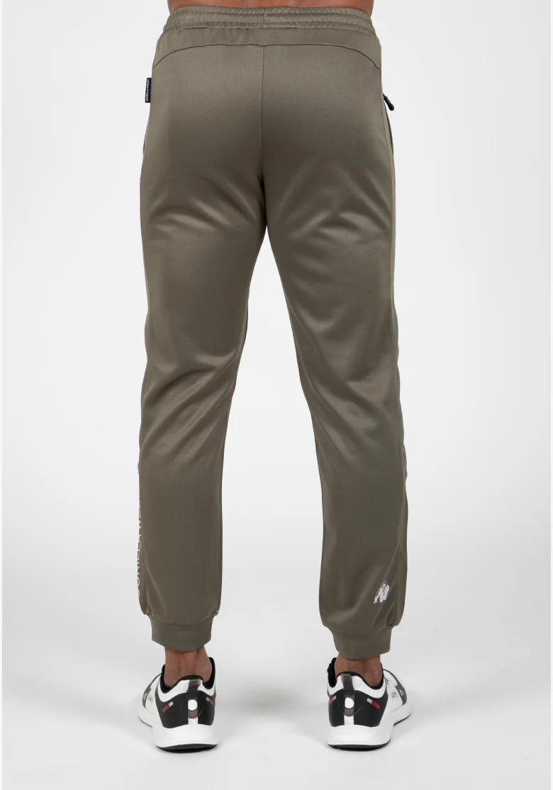 Gorilla Wear Pantaloni da ginnastica da uomo Broxton - verde militare