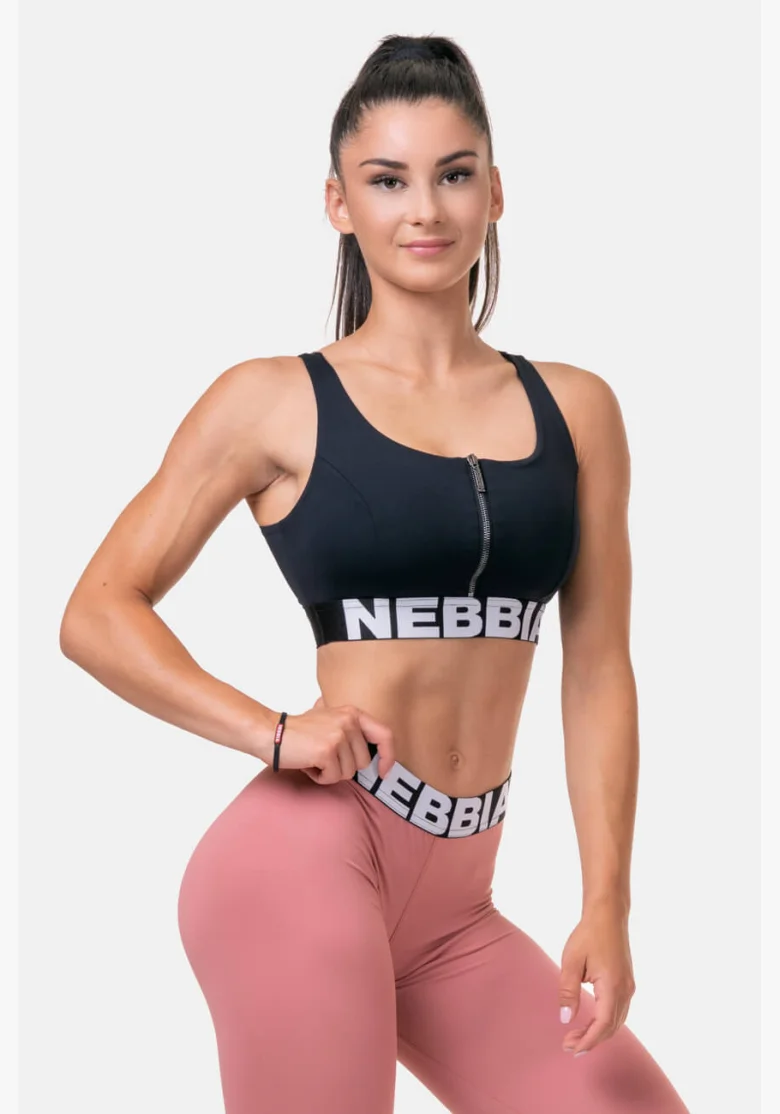 NEBBIA • Smart Zip reggiseno sportivo • NEBBIAshop.it