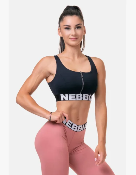 NEBBIA • Smart Zip reggiseno sportivo • NEBBIAshop.it