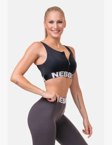 NEBBIA • Smart Zip reggiseno sportivo • NEBBIAshop.it