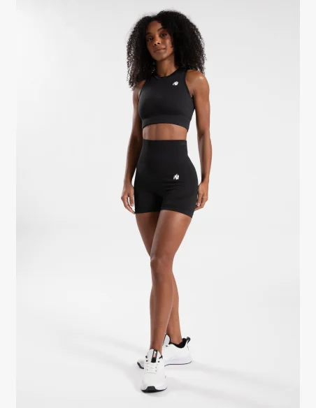 Gorilla Wear top crop da donna Olivia - nero
