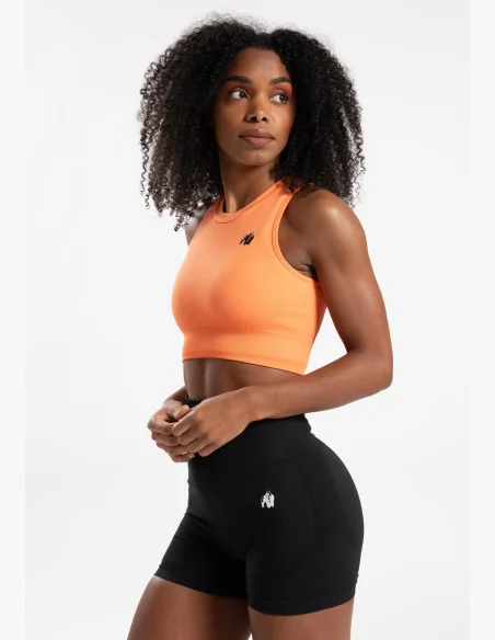 Gorilla Wear crop top donna Olivia - pesca