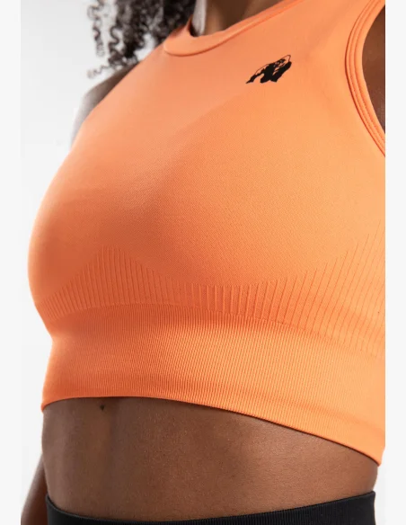 Gorilla Wear crop top donna Olivia - pesca