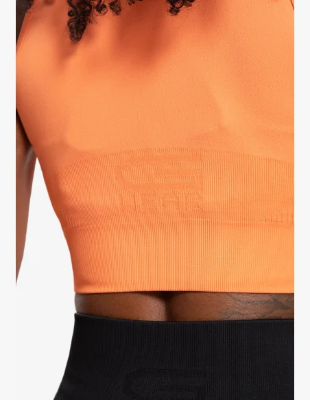 Gorilla Wear crop top donna Olivia - pesca