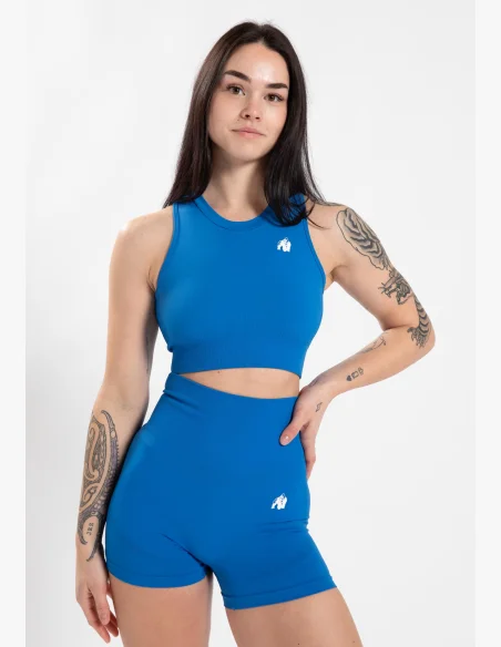 Gorilla Wear crop top da donna Olivia – blu