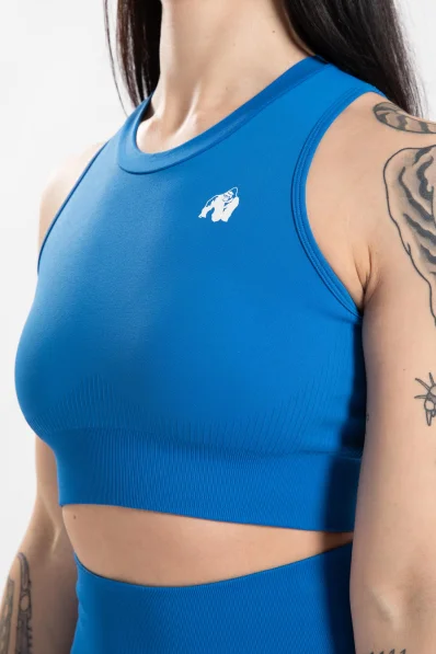 Gorilla Wear crop top da donna Olivia – blu 2