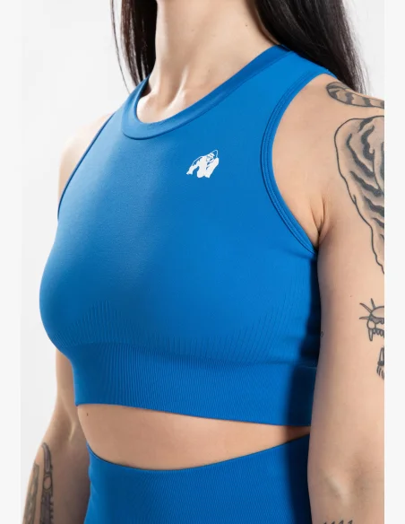 Gorilla Wear crop top da donna Olivia – blu