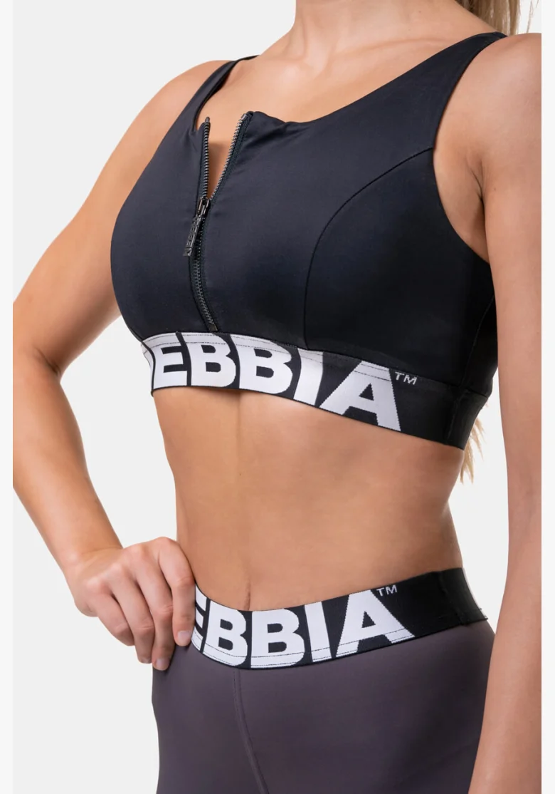 NEBBIA • Smart Zip reggiseno sportivo • NEBBIAshop.it