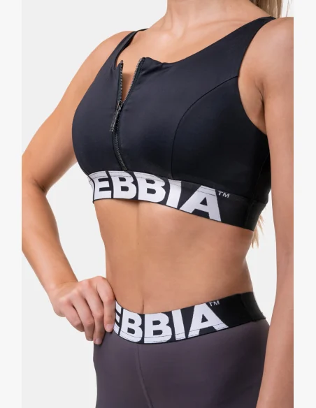 NEBBIA • Smart Zip reggiseno sportivo • NEBBIAshop.it