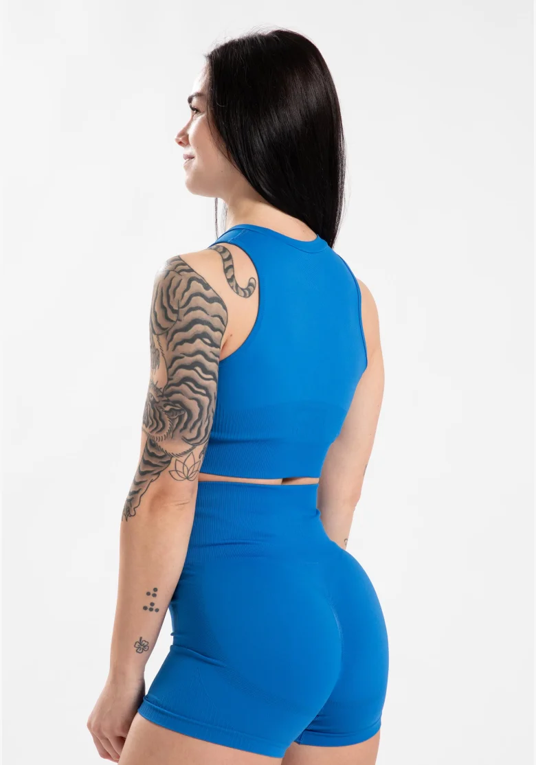 Gorilla Wear crop top da donna Olivia – blu