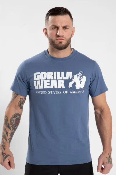 Gorilla Wear maglietta da uomo Classic - Coronet blu