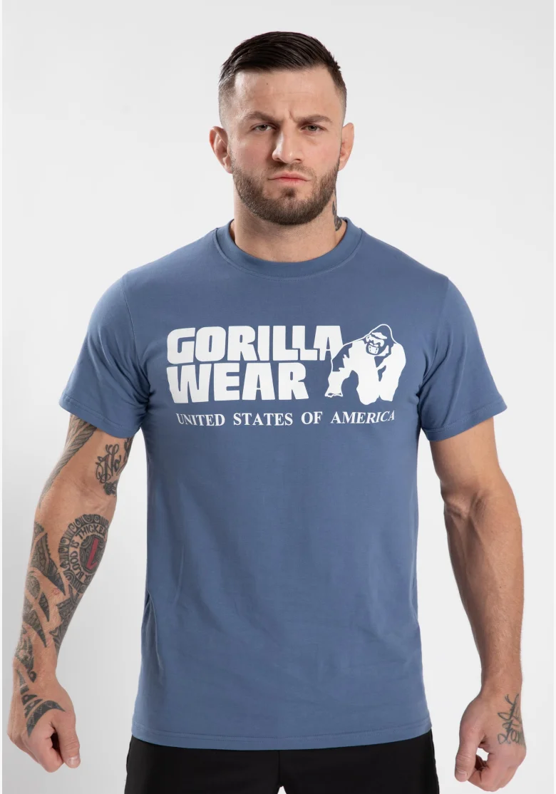 Gorilla Wear maglietta da uomo Classic - Coronet blu