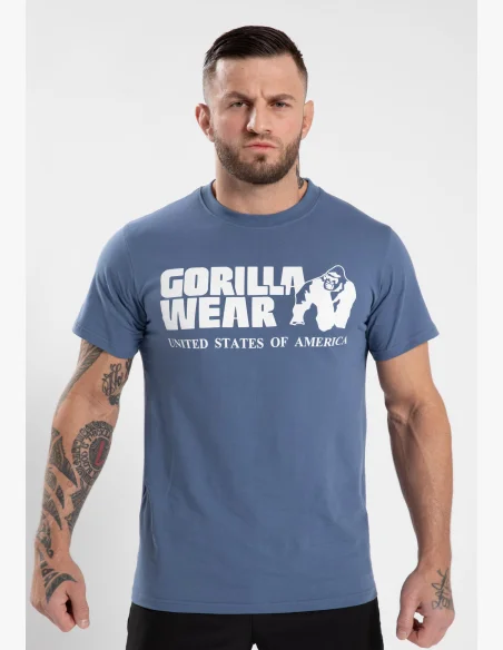 Gorilla Wear maglietta da uomo Classic - Coronet blu